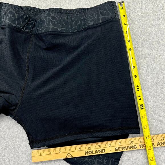 Orvis Skort Womens XXL Black Floral Pull On Lined Shorts Performanc Tennis Sport - Picture 13 of 13